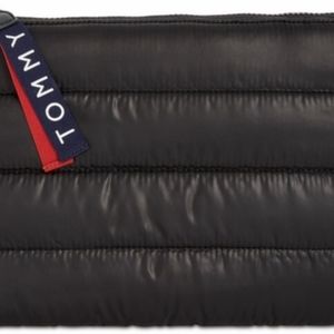 Tommy Hilfiger black puffer clutch